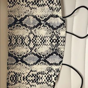 Snake skin crop top!